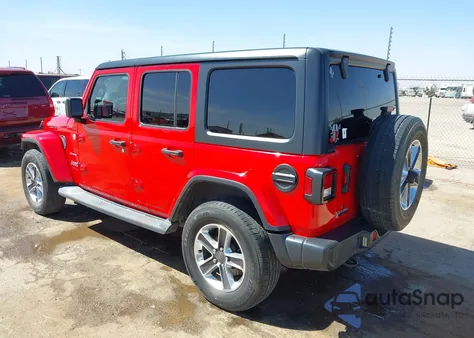2019 Jeep Wrangler Unlimited Sahara 4X4 from USA, damaged, VIN 1C4HJXEN8KW591398